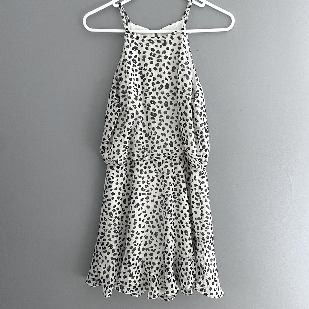 Black & White Cheetah Romper